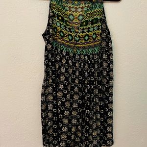Umgee Sleeveless Shift Dress Size Small